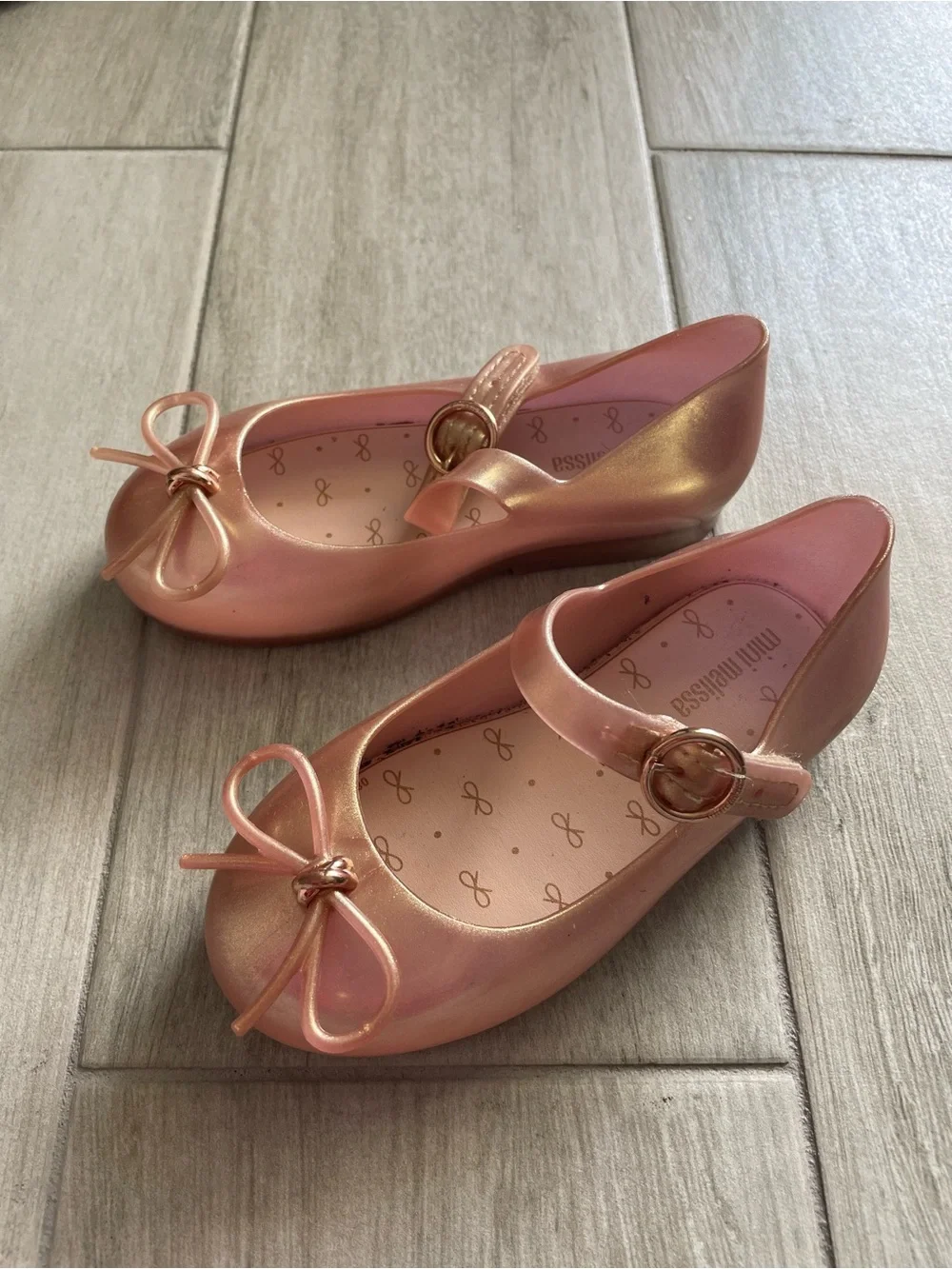 Mini Melissa Girls Sweet Love Flats - Toddler